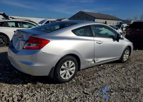 2012 Honda Civic Lx z USA, uszkodzony, nr VIN 2HGFG3B58CH561659